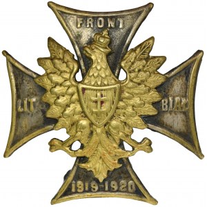 Second Polish Republic, Commemorative Badge of the Lithuanian-Belarusian Front 1920