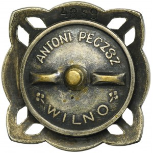 Second Polish Republic, Badge of the 1st Legions Infantry Regiment - Vilnius