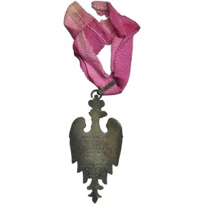 Second Polish Republic, Soldiers Badge of Interned Soldiers of the Polish Auxiliary Corps in Hungary - Rarańcza-Huszt