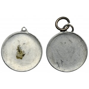 Second Polish Republic, Medal Congress of the Reservists Union in Zułów 1937 (2 pcs.)