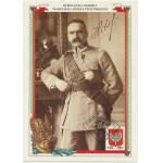 Set of photos and cards with the image of Józef Piłsudski (6 pcs.)