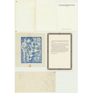 Set of photos and cards with the image of Józef Piłsudski (6 pcs.)
