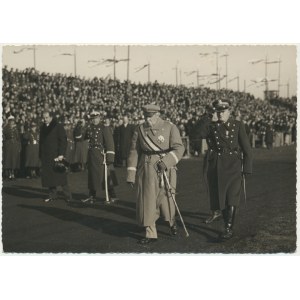 Second Polish Republic, Photo Józef Piłsudski Cavalry Review Kraków