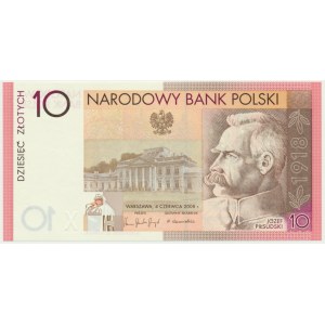 10 złotych 2008 - 90. Rocznica Odzyskania Niepodległości