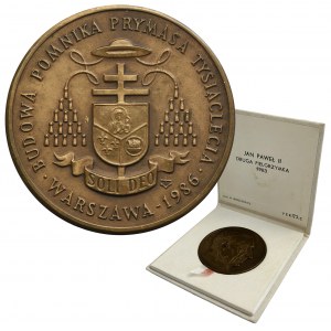 Medal Monument to the Primate of the Millennium, Stefan Wyszyński 1986