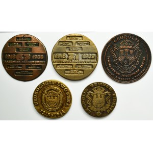 Set, Medals Defense of Lviv and Lviv Neurology (5 pcs.)