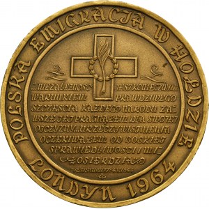 Medal 100th Anniversary of the Death of Romuald Traugutt, London 1964