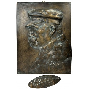 Plaque Józef Piłsudski 1935