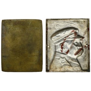Set, Plaque Józef Piłsudski (2 pcs.)