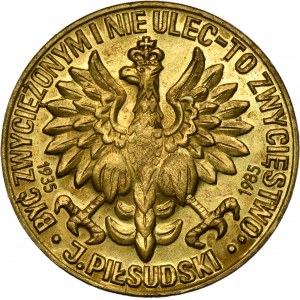 Medal of the Creator of the Second Polish Republic Piłsudski - Solidarity 1985