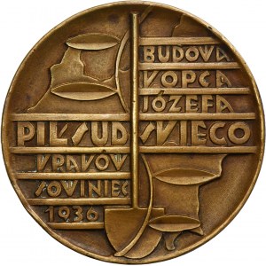 Medal for the Construction of Józef Piłsudski Mound in Kraków 1936