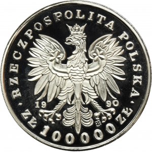 MAŁY TRYPTYK, 100.000 złotych 1990 Piłsudski