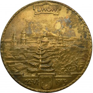 Medal Liberation of Lviv from Russian Occupation 1915 - RARE