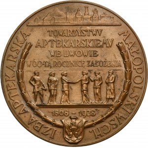 Medal 60th anniversary of the foundation of the Pharmaceutical Society in Lviv 1928