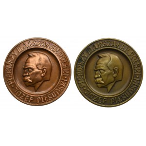 Set, Medal 50th anniversary of the death of Józef Piłsudski (2 pcs.)
