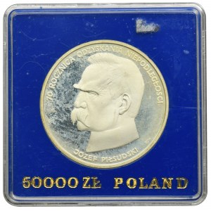 50.000 złotych 1988 Piłsudski