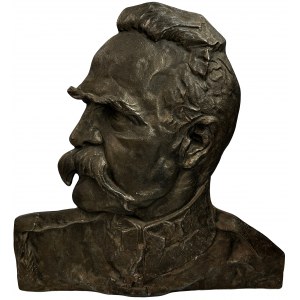Plague with bust of Józef Piłsudski
