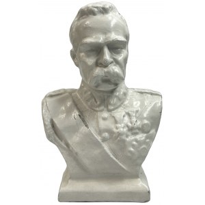 Porcelain bust of Józef Piłsudski
