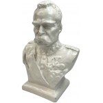 Porcelain bust of Józef Piłsudski