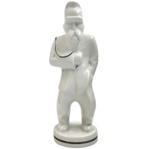 Figurine depicting a caricature of Józef Piłsudski - Porcelain Factory in Ćmielów