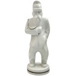 Figurine depicting a caricature of Józef Piłsudski - Porcelain Factory in Ćmielów