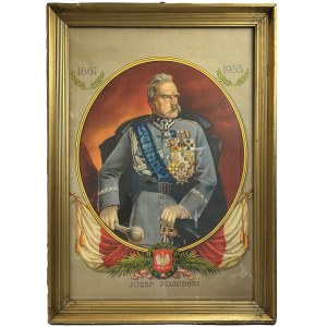 Vlastenecký plakát Józef Piłsudski Art Deco