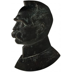 Plague with a bust of Józef Piłsudski