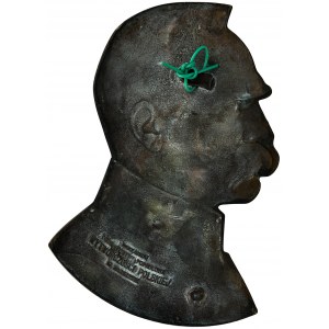 Plague with a bust of Józef Piłsudski