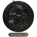 Medallion with a bust of Józef Piłsudski 1925 - Olga Niewska