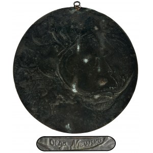 Medallion with a bust of Józef Piłsudski 1925 - Olga Niewska