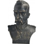 Sculpture of the bust of Józef Piłsudski