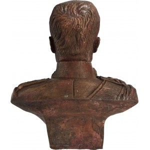Sculpture of the bust of Józef Piłsudski
