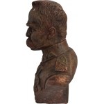 Sculpture of the bust of Józef Piłsudski