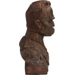 Sculpture of the bust of Józef Piłsudski