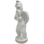 Figurine depicting a caricature of Józef Piłsudski - Porcelain Factory in Ćmielów