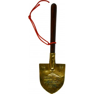 Commemorative shovel Construction of Józef Piłsudski Mound Kraków Sowiniec 1936