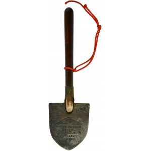 Commemorative shovel Construction of Józef Piłsudski Mound Kraków Sowiniec 1936