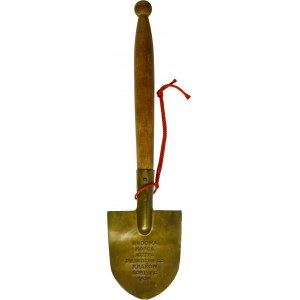 Commemorative shovel Construction of Józef Piłsudski Mound Kraków Sowiniec 1935