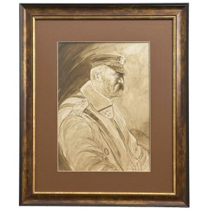 Aleksander Rajewski, Drawing Józef Piłsudski
