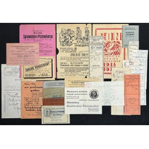 Set, Documents and leaflets from Second Republic period (ca. 25 pcs.)