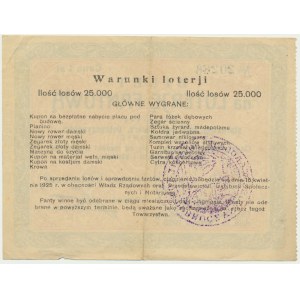 Ticket for the Great Raffle Grodziec April 15, 1925