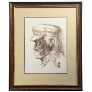 Wojciech Migocki, Kresba Józefa Piłsudského