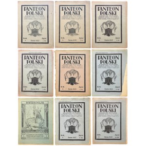 Set, Magazine, Polish Pantheon 1924-1925 (9 pcs.)