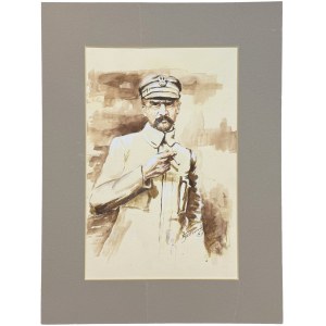 J. Pasternak, Drawing of Józef Piłsudski