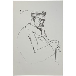 Set, Drawings of Józef Piłsudski (3 pcs.)
