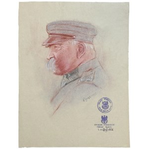 Ł. Górski, Kresba Józefa Piłsudského 1935