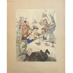 Józef Piłsudski ve 13 karikaturách Zdzisława Czermańského Paříž 1931
