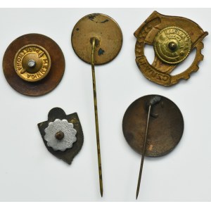 Set, Patriotic badges and pins (5 pcs.)