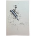 Józef Piłsudski v 16 kresbách Zdzisława Czermanského, Londýn 1960