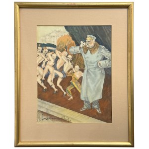 Faksimile kresby alba od Zdzislawa Czermanského